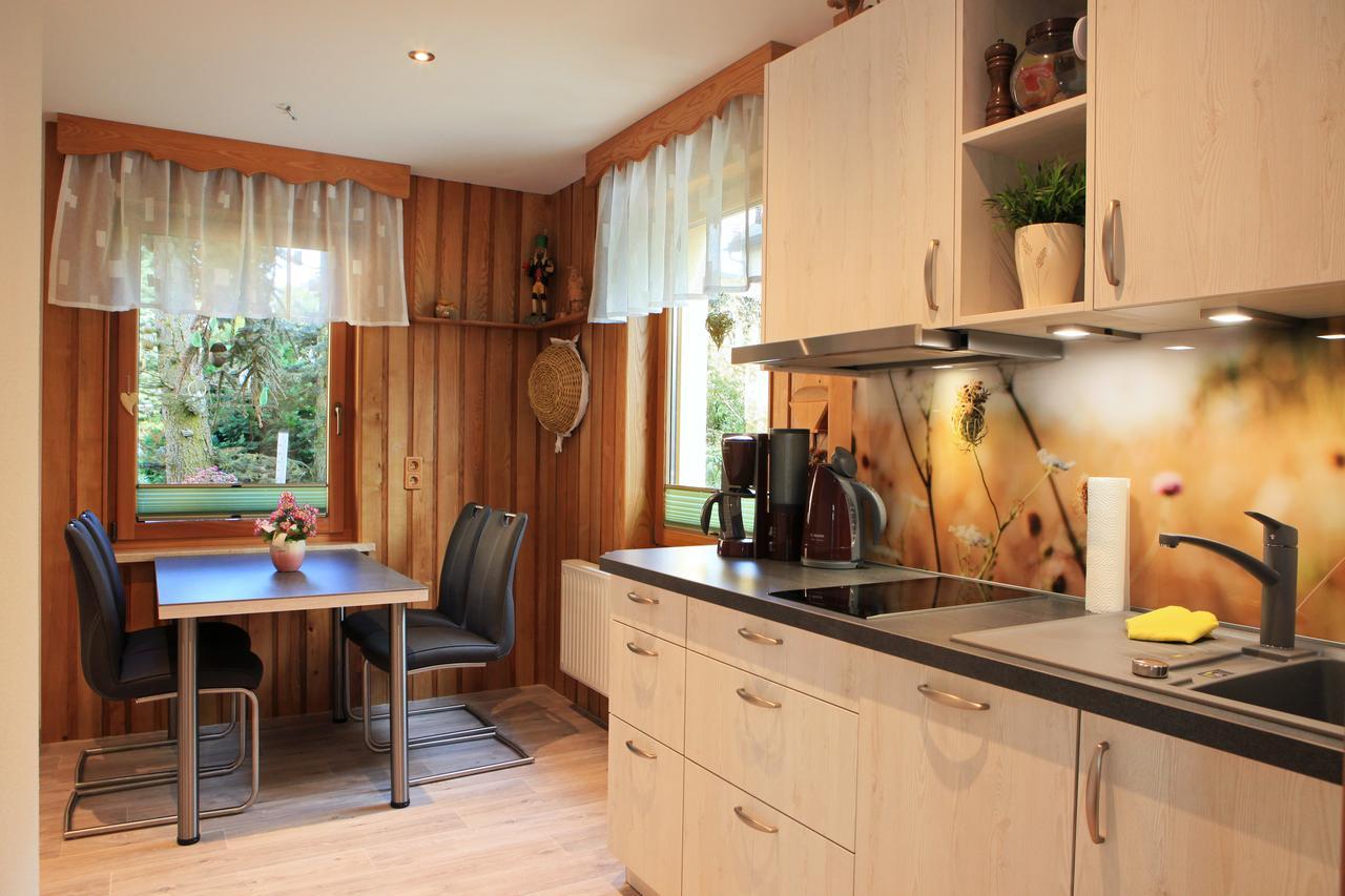 Ferienhaus Erzgebirge An der Trebe mit Kamin und Sauna Neuhausen  Exterior foto